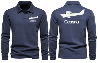 CESSNA LONG SLEEVE POLO